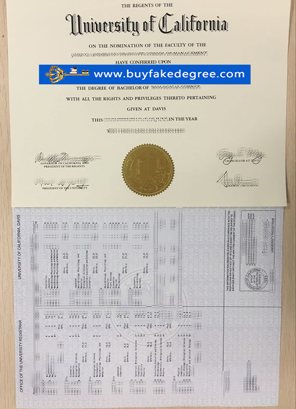university of California degree