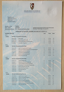 AUT transcript