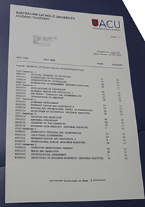 ACU transcript