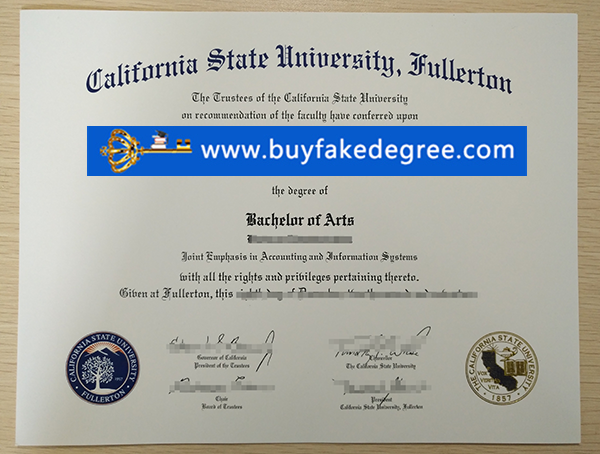 Caslifornia State University Fullerton degree