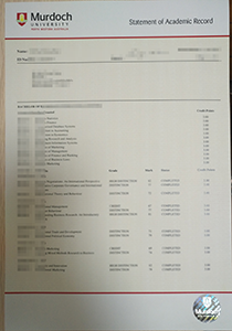 Murdoch University transcript