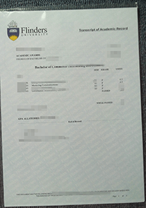 Flinders University transcript