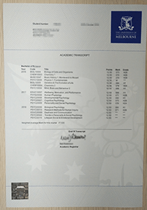 purchase fake university of melbourne transcript