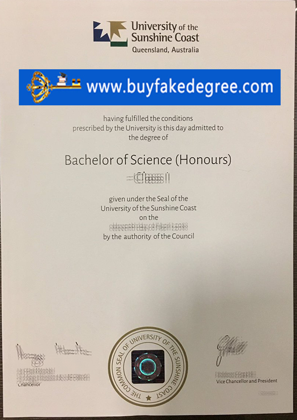 Fake University of Sunshine Coast Degree for Sale