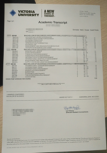 Victoria University transcript buy fake transcript of VU