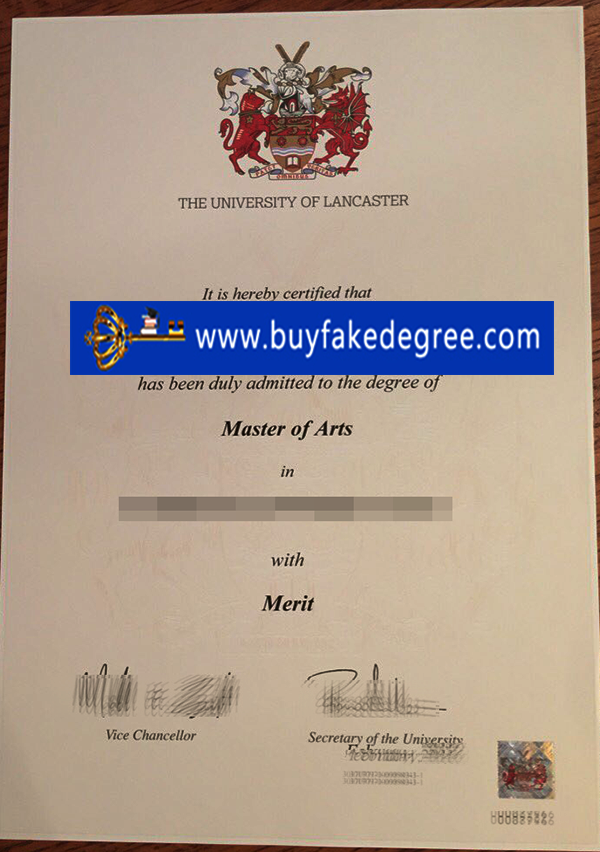 Fake University of Lancaster degree