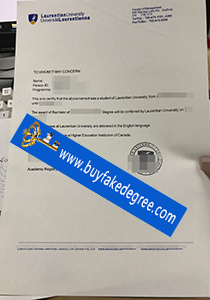 Laurentian University letter, buy fake letter certificate, fake university completion letter