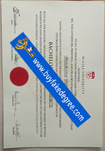 McGill University degree, buy fake McGill University diploma, fake diploma of McGill University from buyfakedegree.com