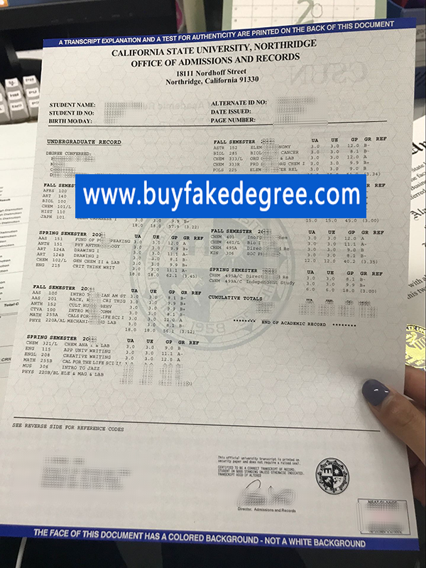 CSUN transcript, buy fake transcript of CSUN