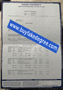 Emory University transcript, buy fake transcript of Emory University