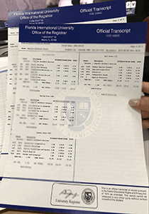 Florida International University transcript, fake Florida International University transcript