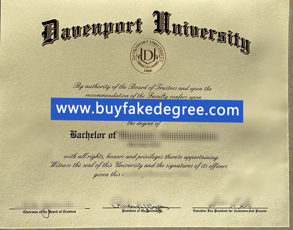 Davenport University degree, buy fake diploma of Davenport University