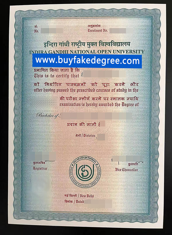 IGNOU diploma, buy fake degree of IGNOU, fake IGNOU degree