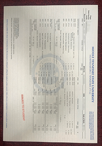 MTSU transcript, buy fake MTSU transcript