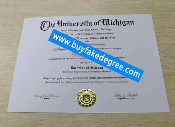 University of Michigan degree