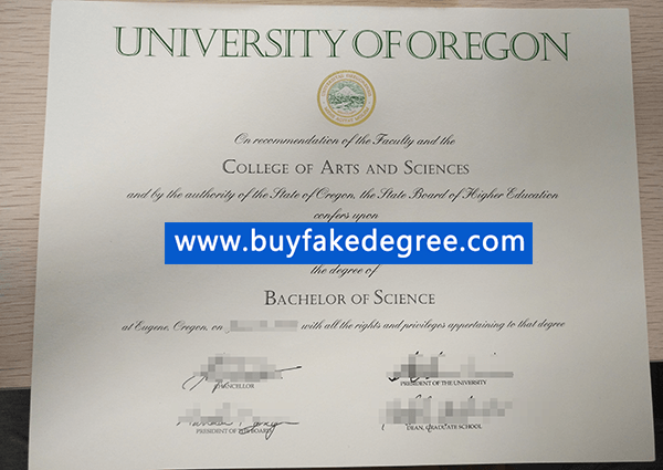 University of Oregon degree