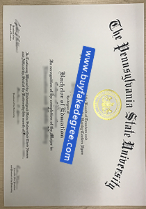 PSU diploma buy fake PSU degree