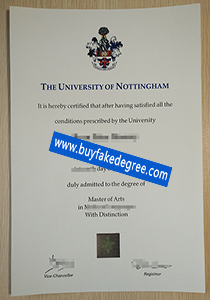 University of Nottingham degree