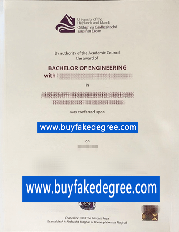 University of highlands and islands diploma