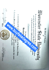 Worcester State University diploma