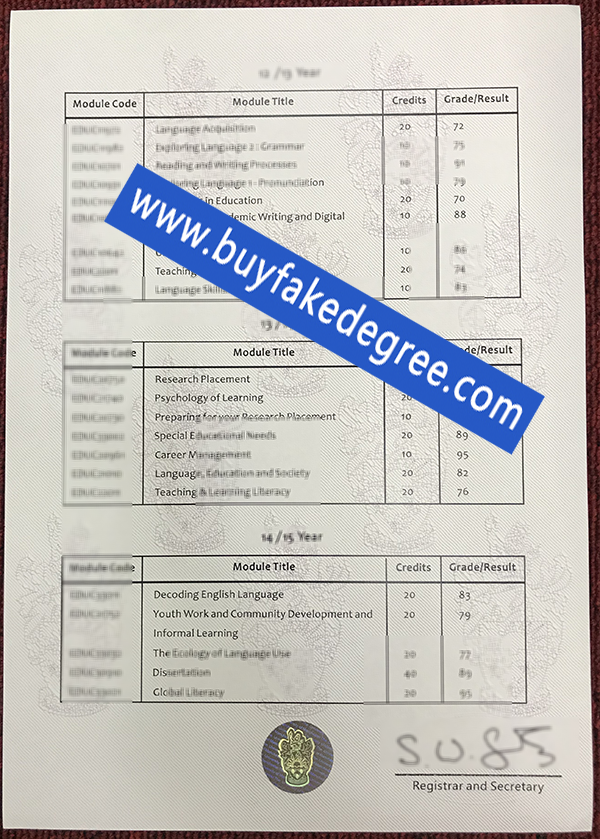 University of Manchester transcript, buy fake University of Manchester transcript