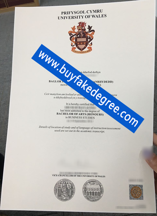 University of Wales diploma