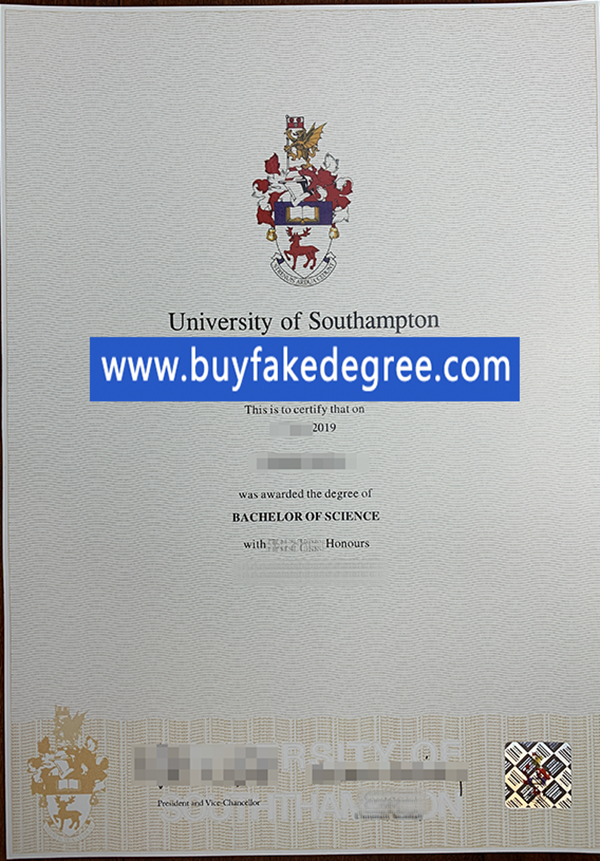 University of Southampton diploma
