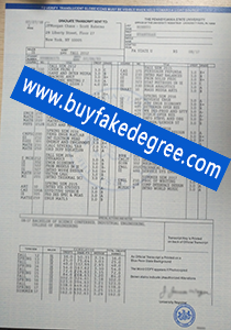 PSU transcript buy fake PSU transcript