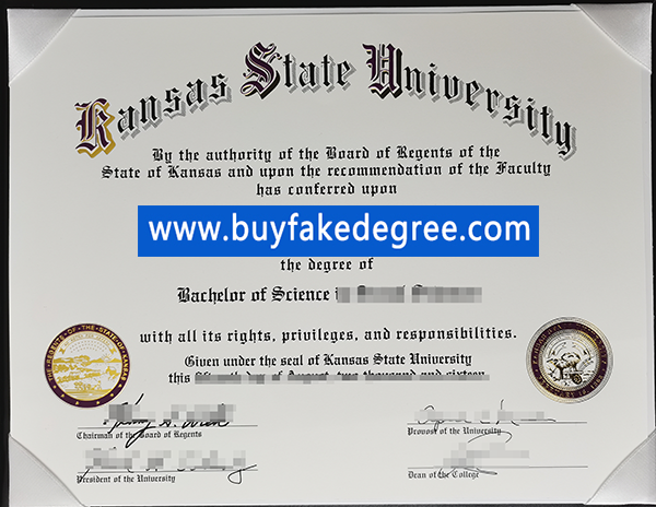 Kansas State University Diploma buy fake American diploma