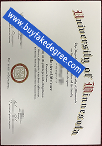 University of Minnesota degree sample from buyfakedegree.com