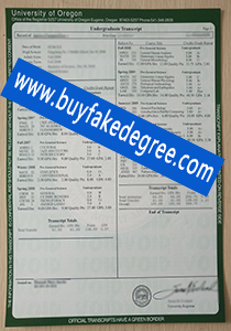 University of Oregon transcript sample buy fake transcript