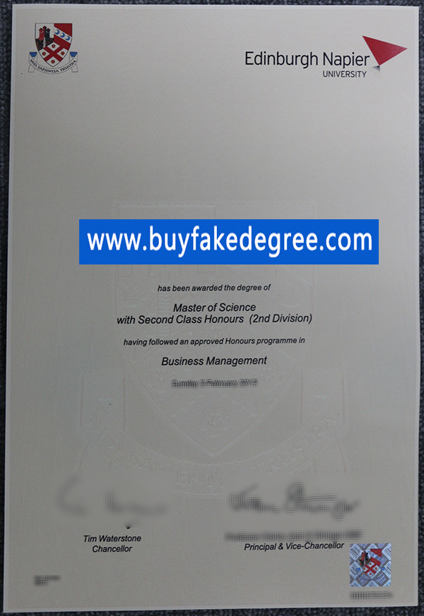 Edinburgh Napier University diploma buy fake Edinburgh Napier University degree