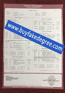 Indiana University transcript sample buy Indiana University fake transcript