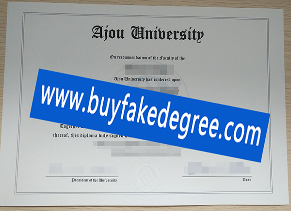 Ajou University degree