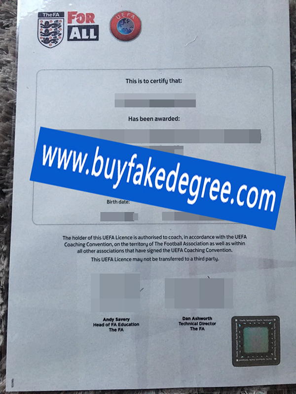 FA certificate