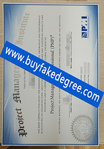 Prioject Management Institute certificate