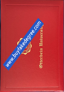 Otterbein University diploma folder, buy fake diploma cover, fake degrees